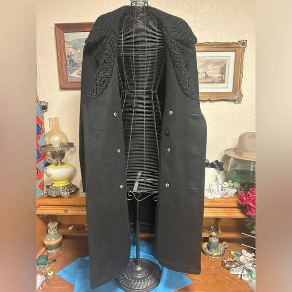 Wool coat- HEAVY Great WesternlROBITSHEK SCHNEIDER •MINNENPOLS Borg Pile - Picture 2 of 13